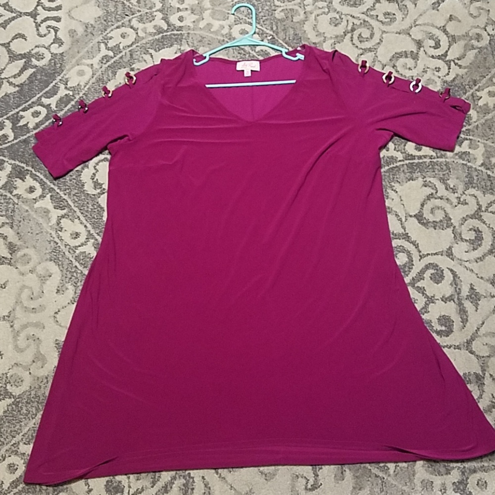 Magenta Ivy Road dress